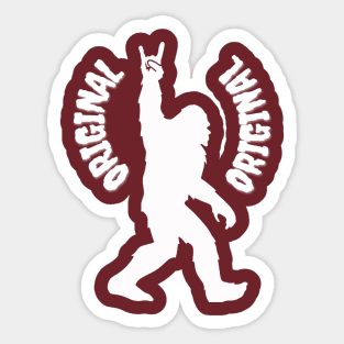 Bigfoot Original Hiker T-Shirt Sticker